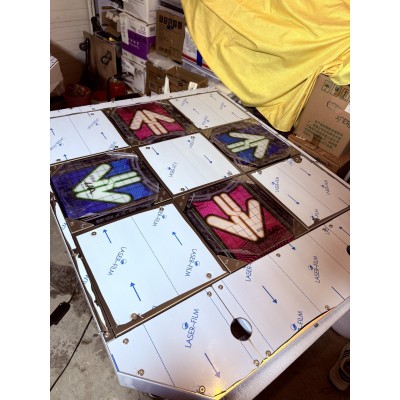 Arcade Pad Arrow Panel (PINK OR BLUE) (X)