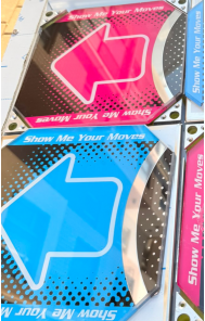 DDR Arcade Pad Arrow Panel (BLUE or PINK)CLASSIC