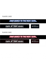 PIU Arcade Pad Decals set