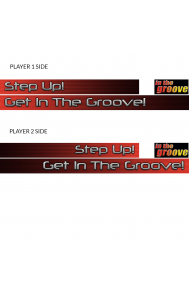 ITG Arcade Pad Decals set