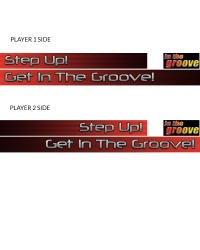 ITG Arcade Pad Decals set