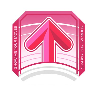 Dance Dance Revolution DDR Arcade Pad Arrow Panel(PINK) (ACE)