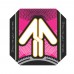 Dance Dance Revolution DDR Arcade Pad Arrow Panel (PINK) (X)