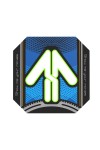 Dance Dance Revolution DDR Arcade Pad Arrow Panel (BLUE) (X)